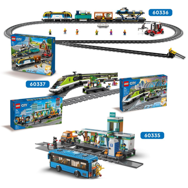 LEGO 60336 Товарный поезд - фото10