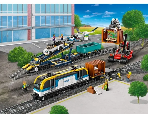 LEGO 60336 Товарный поезд - фото3