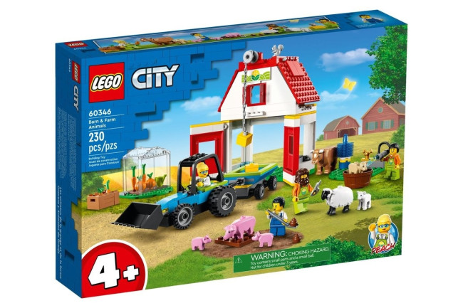 LEGO 60346 Ферма и амбар с животными   - фото