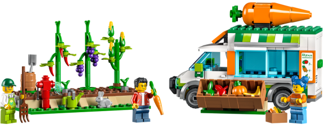 LEGO 60345 Фургон для фермерского рынка    - фото3