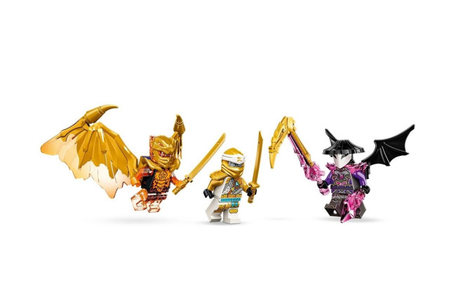 LEGO 71770 Золотой реактивный дракон Зейна    