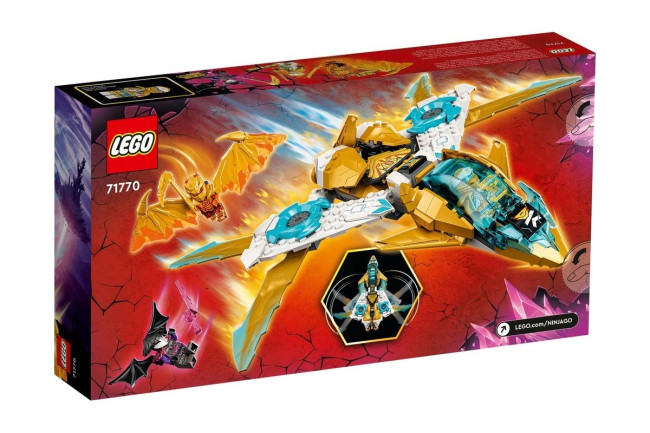 LEGO 71770 Золотой реактивный дракон Зейна     - фото2