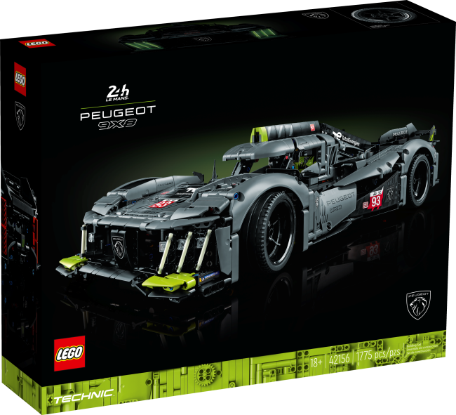 LEGO 42156 Гибридный гиперкар PEUGEOT 9X8 24H Le Mans - фото