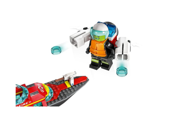 60373 Спасательный пожарный катер LEGO City - фото5