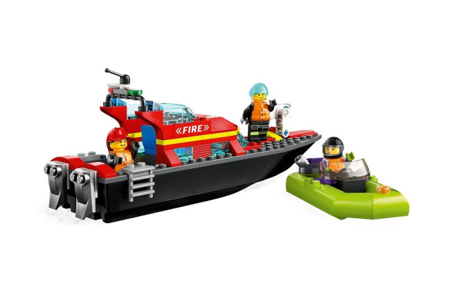 60373 Спасательный пожарный катер LEGO City - фото3