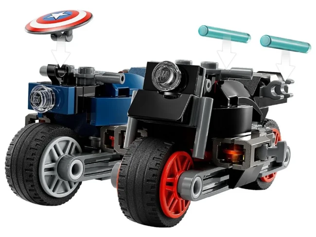 LEGO 76260 Черная вдова и мотоциклы Капитана Америки  - фото7