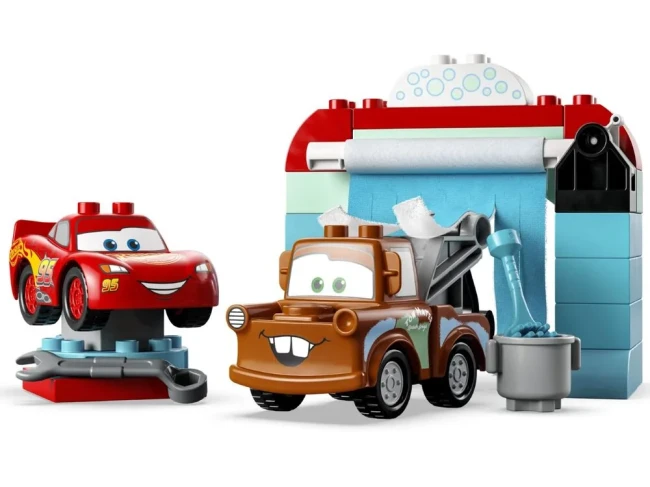 LEGO 10996 Развлечение Молнии Маккуина и Мэтра на автомойке 