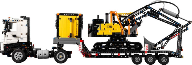 42175 Грузовик Volvo FMX и электрический экскаватор EC230 Lego Technic - фото3