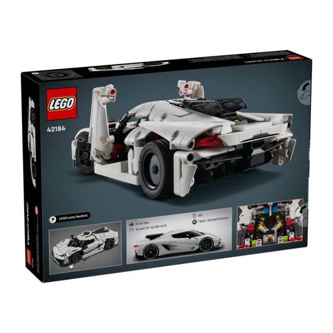 LEGO 42184 Белый гиперкар Koenigsegg Jesko Absolut  - фото2