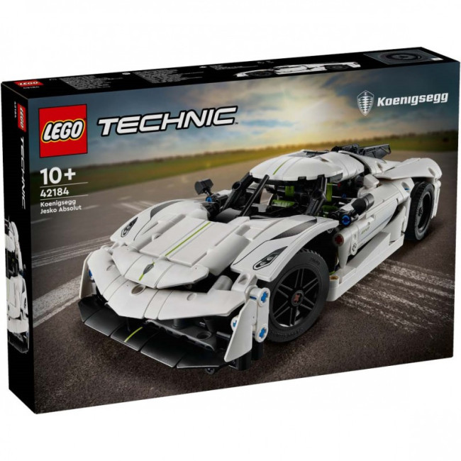 LEGO 42184 Белый гиперкар Koenigsegg Jesko Absolut  - фото