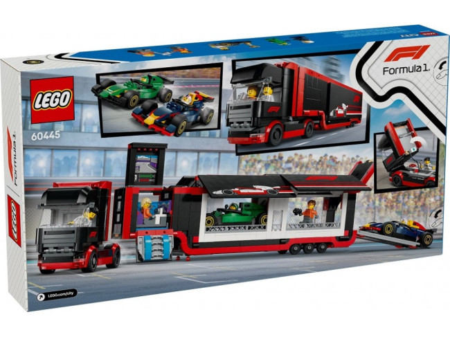 LEGO 60445 Грузовик F1 с болидами RB20 и AMR24 F1  - фото2