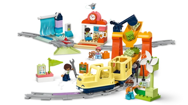 LEGO 10428 Большой интерактивный общественный поезд    - фото4