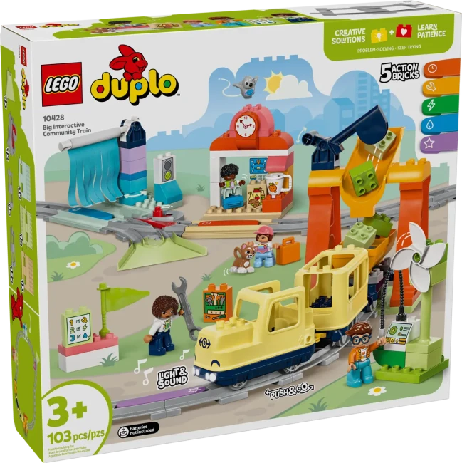 LEGO 10428 Большой интерактивный общественный поезд    - фото