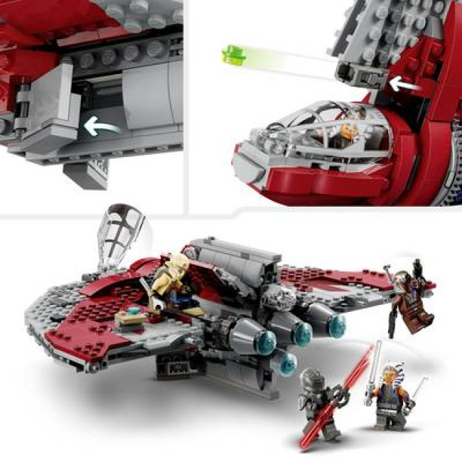 LEGO 75362 Шаттл джедаев Т-6 Асоки Тано  - фото4