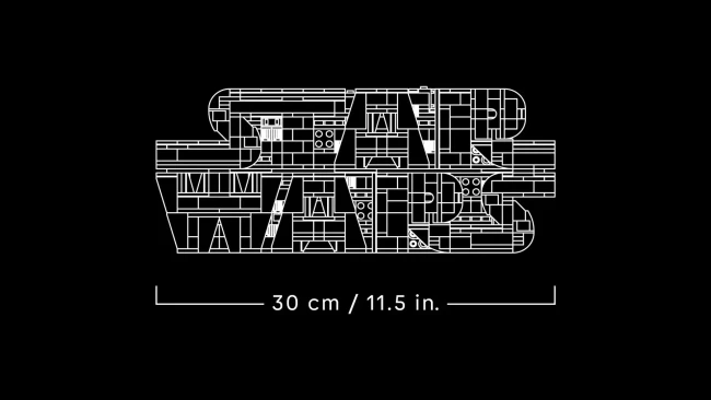 LEGO 75407 Логотип Star Wars из кубиков   - фото9