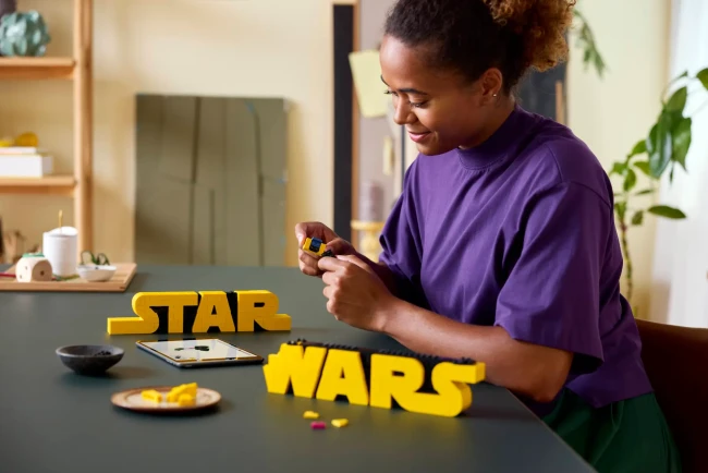 LEGO 75407 Логотип Star Wars из кубиков   - фото4