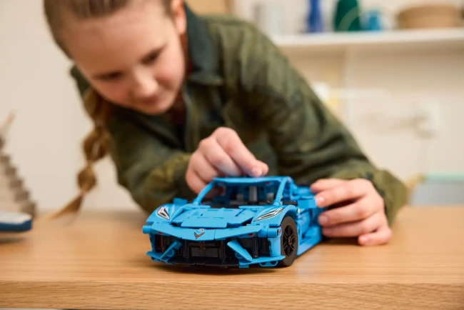  LEGO 42217 Chevrolet Corvette Stingray Blue - фото9