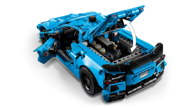  LEGO 42217 Chevrolet Corvette Stingray Blue - фото6