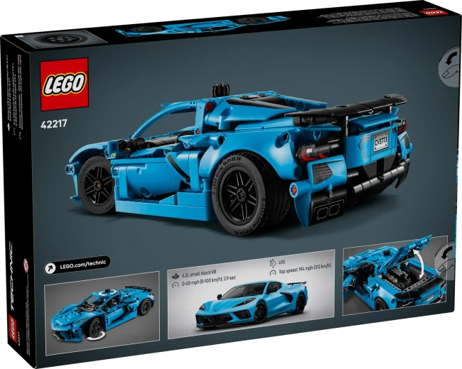 LEGO 42217 Chevrolet Corvette Stingray Blue - фото2