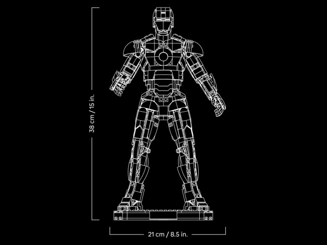 LEGO 76344 Сборный Железный Человек Mark 3   - фото9