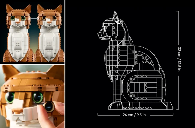 21376 Оранжевый кот LEGO Ideas - фото7