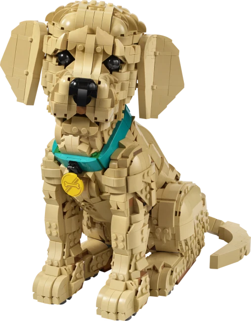 11384 Щенок золотистого ретривера LEGO Icons - фото7