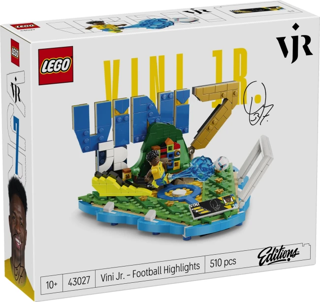 LEGO 43027 Винисиус Жуниор – лучшие моменты футбольного матча  - фото