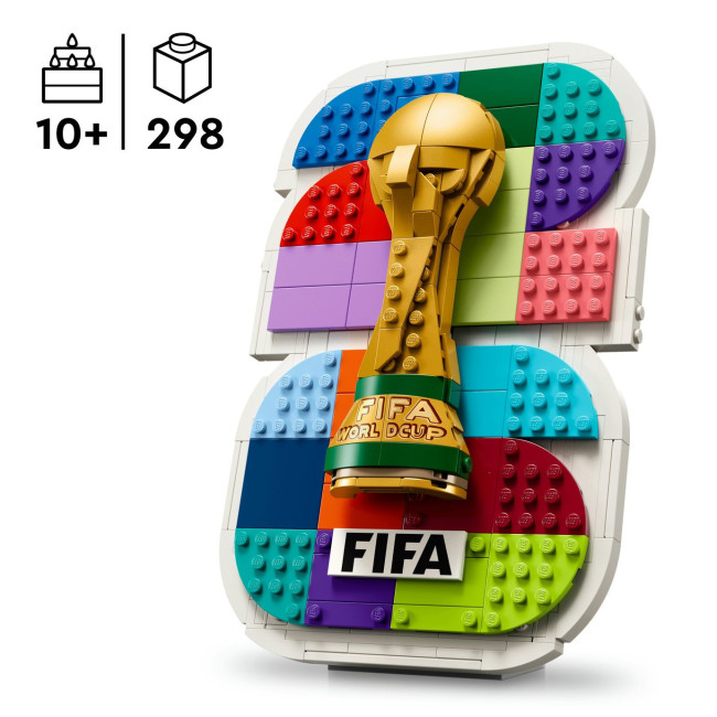 LEGO 43032 Официальный логотип Чемпионата мира по футболу 2026   - фото4
