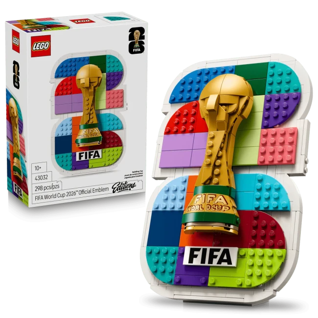 LEGO 43032 Официальный логотип Чемпионата мира по футболу 2026   - фото3