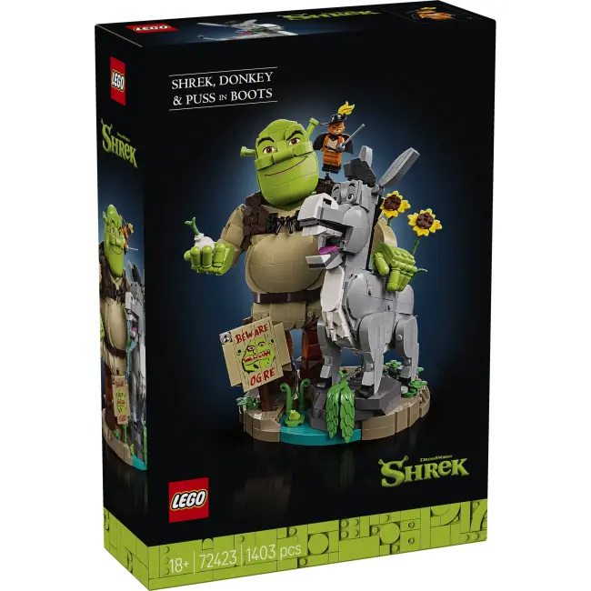 LEGO 72423 Фигурки Шрек, Осел и Кот в сапогах  - фото