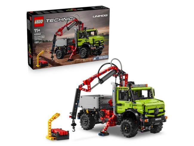 LEGO 42242 Mercedes-Benz Unimog U 5023 с краном   - фото2
