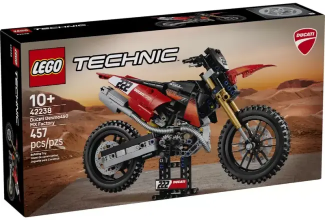 42238 Мотоцикл Ducati Desmo450 MX Factory LEGO Technic - фото