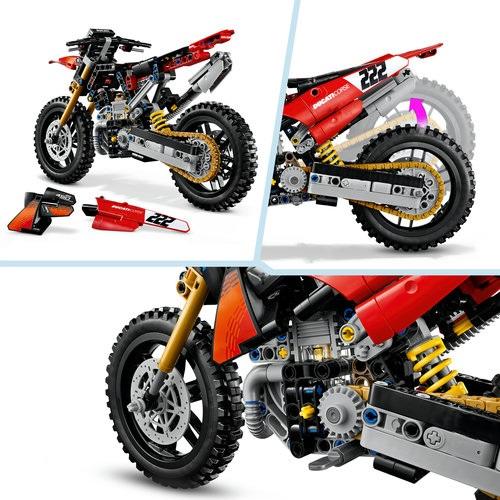 42238 Мотоцикл Ducati Desmo450 MX Factory LEGO Technic - фото9