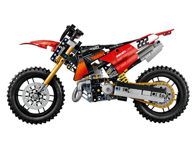 42238 Мотоцикл Ducati Desmo450 MX Factory LEGO Technic - фото4