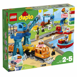 LEGO 10875 Грузовой поезд - фото