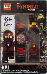 8021117 LEGO Наручные часы Ninjago Movie  Kai с минифигуркой - фото