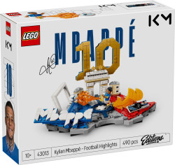 43013 Килиан Мбаппе - футбольные моменты LEGO Editions - фото