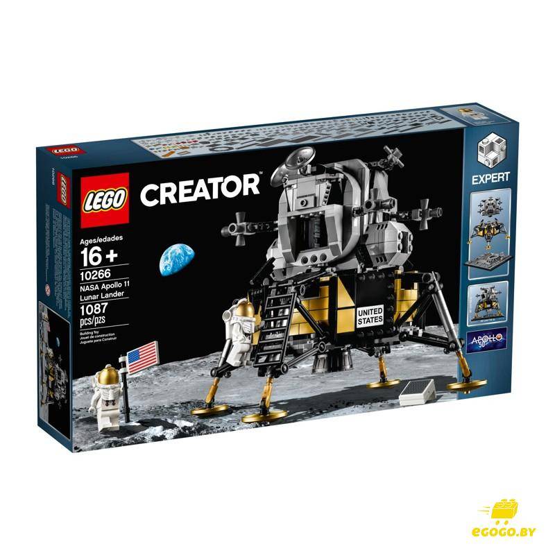  LEGO 10266 Лунный модуль корабля Апполон 11 НАСА - фото