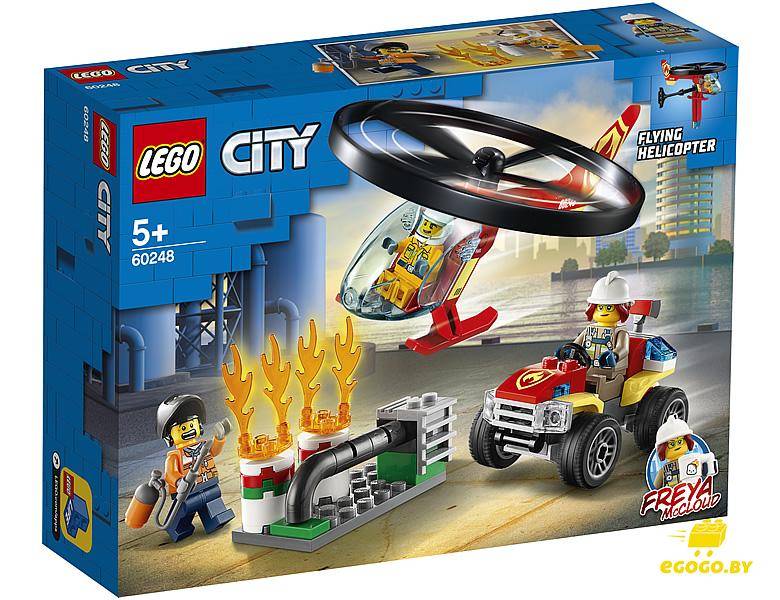 LEGO 60248 Пожарный спасательный вертолёт - фото