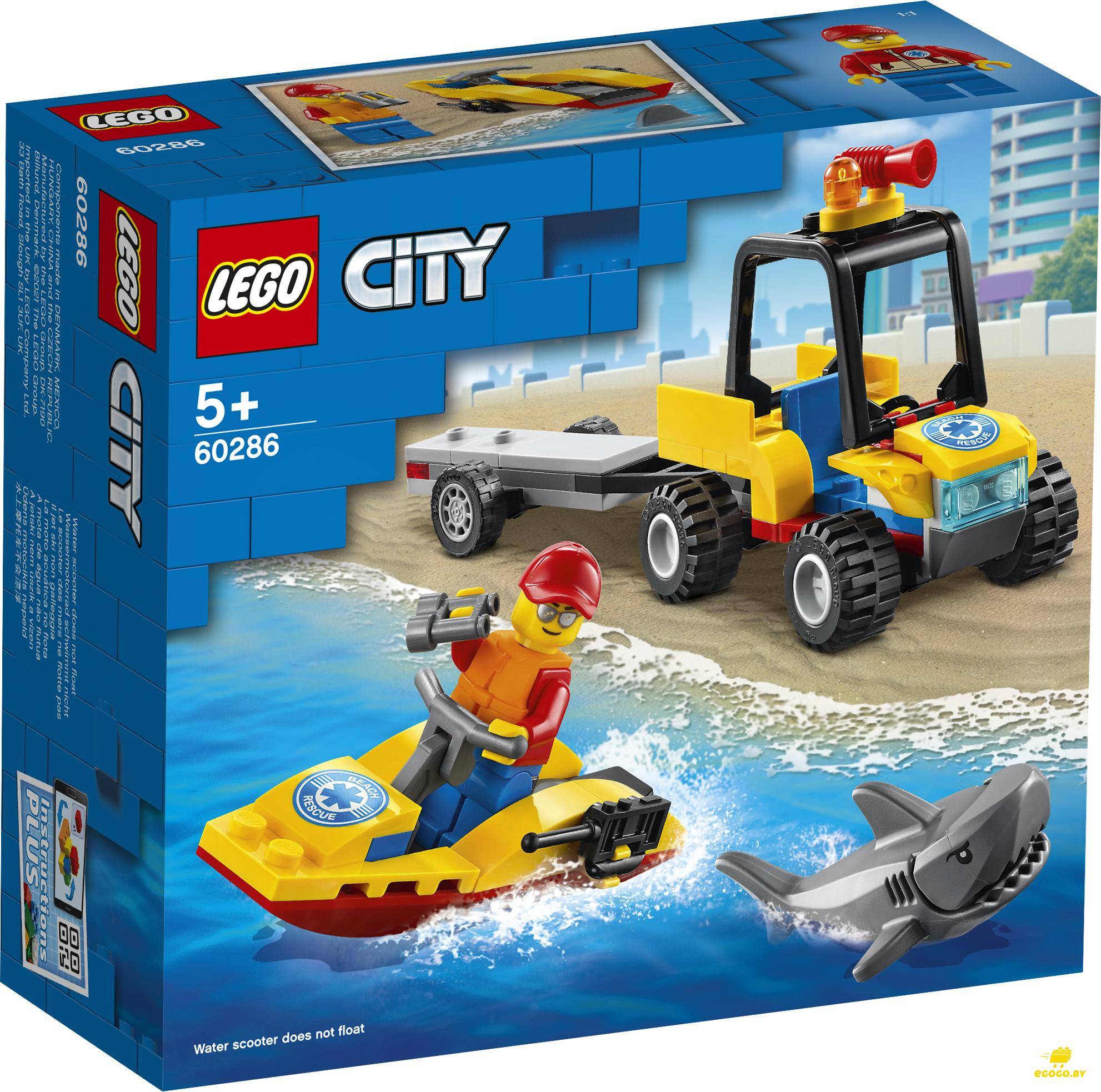 LEGO 60286 Пляжный спасательный вездеход - фото