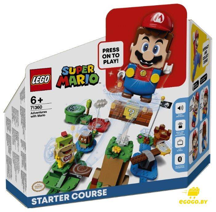 LEGO 71360 Стартовый набор Приключения вместе с Марио - фото