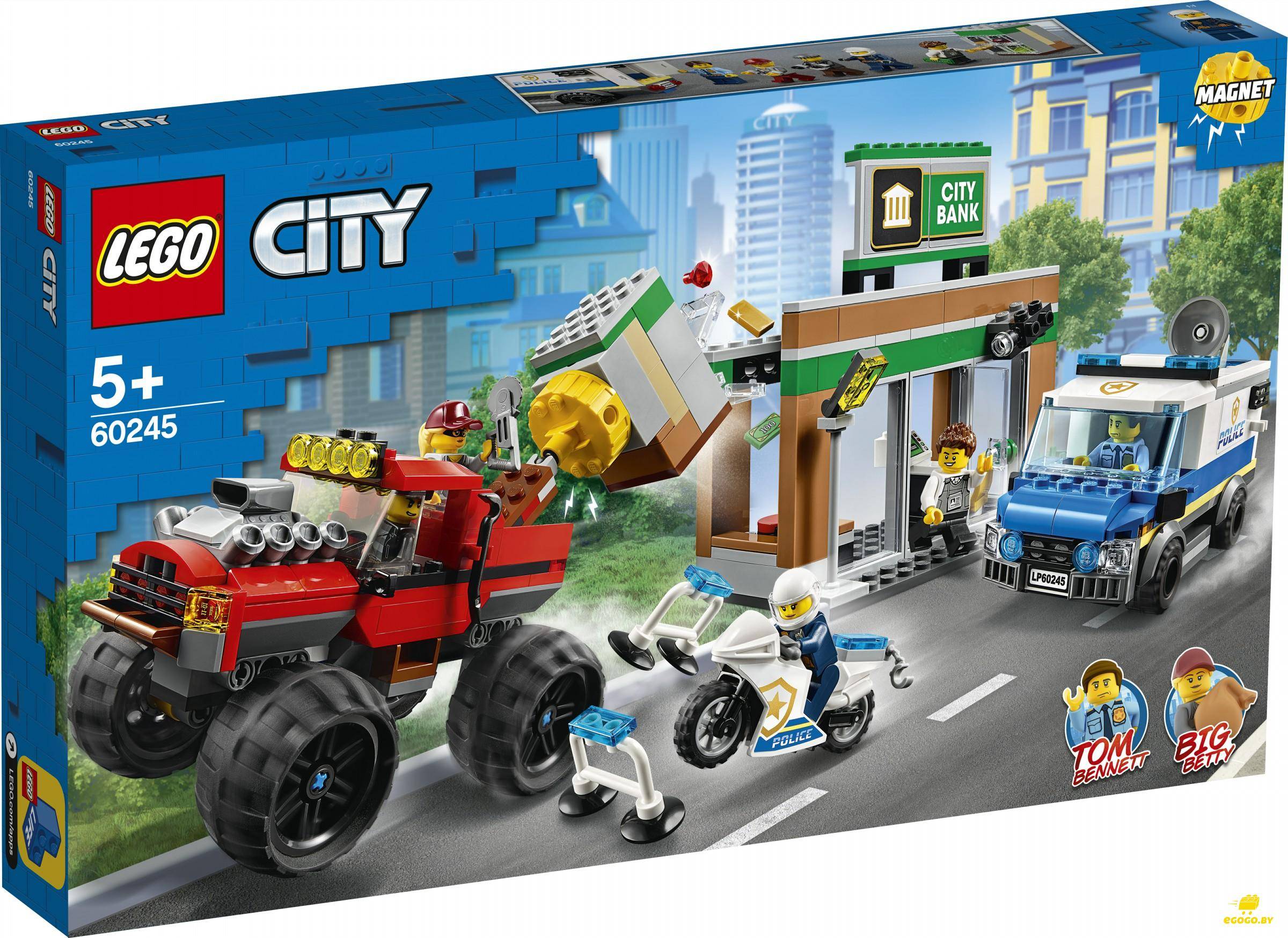 LEGO 60245 Ограбление полицейского монстр-трака - фото